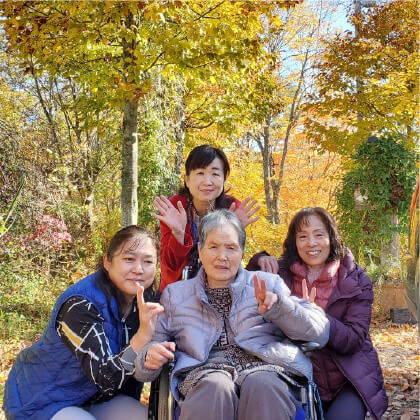 菅平の山荘へ紅葉ドライブ